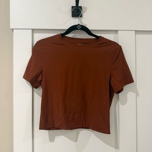 Calia Cropped Athletic Short Sleeve Tee